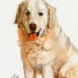 ★ Original Oil Dog Portrait Painting Art KUVASZ Artwork