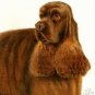♥Original DOG Portrait Painting AMERICAN COCKER SPANIEL