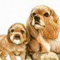 â
ORIGINAL Oil DOG Portrait Painting COCKER SPANIEL â