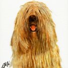 ♥ Original Oil DOG Portrait Painting Art KOMONDOR ♥
