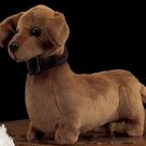 ♥ BEARINGTON Plush Toy WEINER DACHSHUND Dog ~IT BARKS~