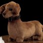 ♥ BEARINGTON Plush Toy WEINER DACHSHUND Dog ~IT BARKS~