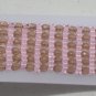 Beaded Bracelet-DED Collection, Pink & Brown, right angle weave, 7inch, Handmade