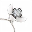 Silver Ladybug Pendant Watch