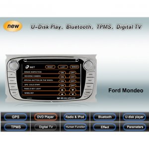 Advanced & High Quality 2 Din Car DVD GPS Player for Ford Mondeo + IPOD ready Bluetooth