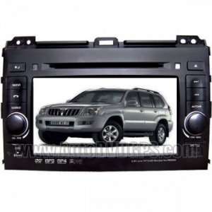 Digital High Resolution 7" Touchscreen Dual-Zone Car DVD GPS Player for Toyota Prado+ RDS