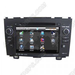 Honda CRV Car DVD GPS Navigation Video Audio Radio with 7 inch Digitla touchscreen