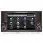 Car DVD player with built-in GPS navigation and 7" LCD touchscreen Bluetooth Radio for VW Touareg