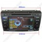 Newest Car DVD Player for MAZDA3 w/ Built-in GPS Receiver