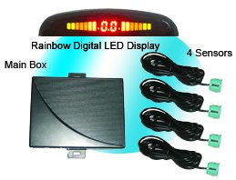 Rainbow LED Display Parking Sensor