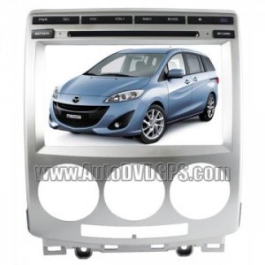Mazda 5 DVD GPS player with 8" Digital HD Touchscreen and Steering Wheel Control and iPod BT Control