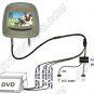 Headrest Monitor with 7" Digital Touchscreen and MP5 player /USB Headphone /True leather/ 1 Pair