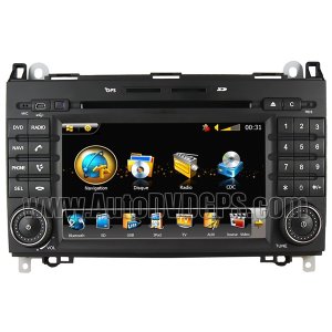 Benz B200 DVD GPS player with 7" Digital HD Touchscreen and Steering Wheel Control