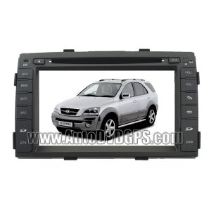 2009-11 Kia Sorento DVD GPS Navigation Player and 7" HD Touchscreen and SWC iPod PIP RDS Virtual-CDC