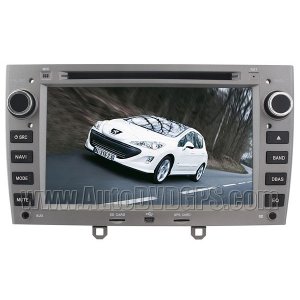PGT238 Peugeot 308 DVD Navigation Systems with 7" Digital Touch screen and iPod SWC BT RDS