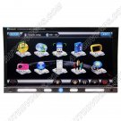 UDG728D  2 din Car DVD Player with GPS Navigation System and 7" Digital HD touchscreen