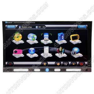 UDG728D  2 din Car DVD Player with GPS Navigation System and 7" Digital HD touchscreen