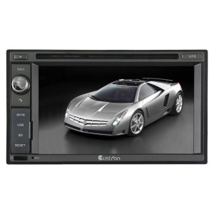 UDG520  Custron T1062UD1 Double Din Universal GPS Sat Navi System + DVD Playback BT Phonebook