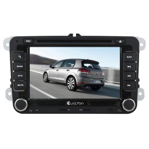 VWG520 Custron T1070VW1 OEM DVD GPS Navi Radio For VW GOLF + Bluetooth Handsfree iPOD Phonebook