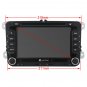 VWG520 Custron T1070VW1 OEM DVD GPS Navi Radio For VW GOLF + Bluetooth Handsfree iPOD Phonebook