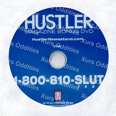 HUSTLER MAGAZINE CUT MAY 2017 XXX USED DVD COLLECTOR'S