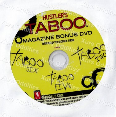 TABOO MAGAZINE SEPTEMBER 2010 XXX USED DVD HUSTLER WITH SCENES COLLECTOR'S