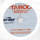 TABOO MAGAZINE CUT MARCH/APRIL 2019 XXX USED DVD HUSTLER COLLECTOR'S TABOO MAGAZINE CUT MARCH/APRIL 2019 XXX USED DVD HUSTLER COLLECTOR'S