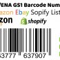 1000-Nos UPC EAN Barcodes Numbers GS1 Product ID for New Listing on Amazon, eBay & more