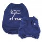 New York Yankees #1 Fan Dog T Shirt Size Large