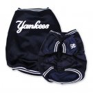 New York Yankees Official MLB Dougout Dog Jacket Coat Size X-Large