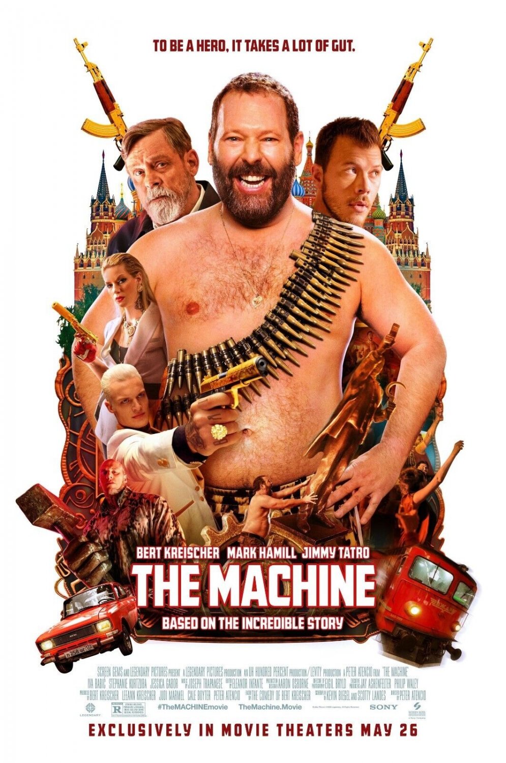 The Machine Movie Poster | Bert Kreischer | 2023 | 11x17 | NEW | USA