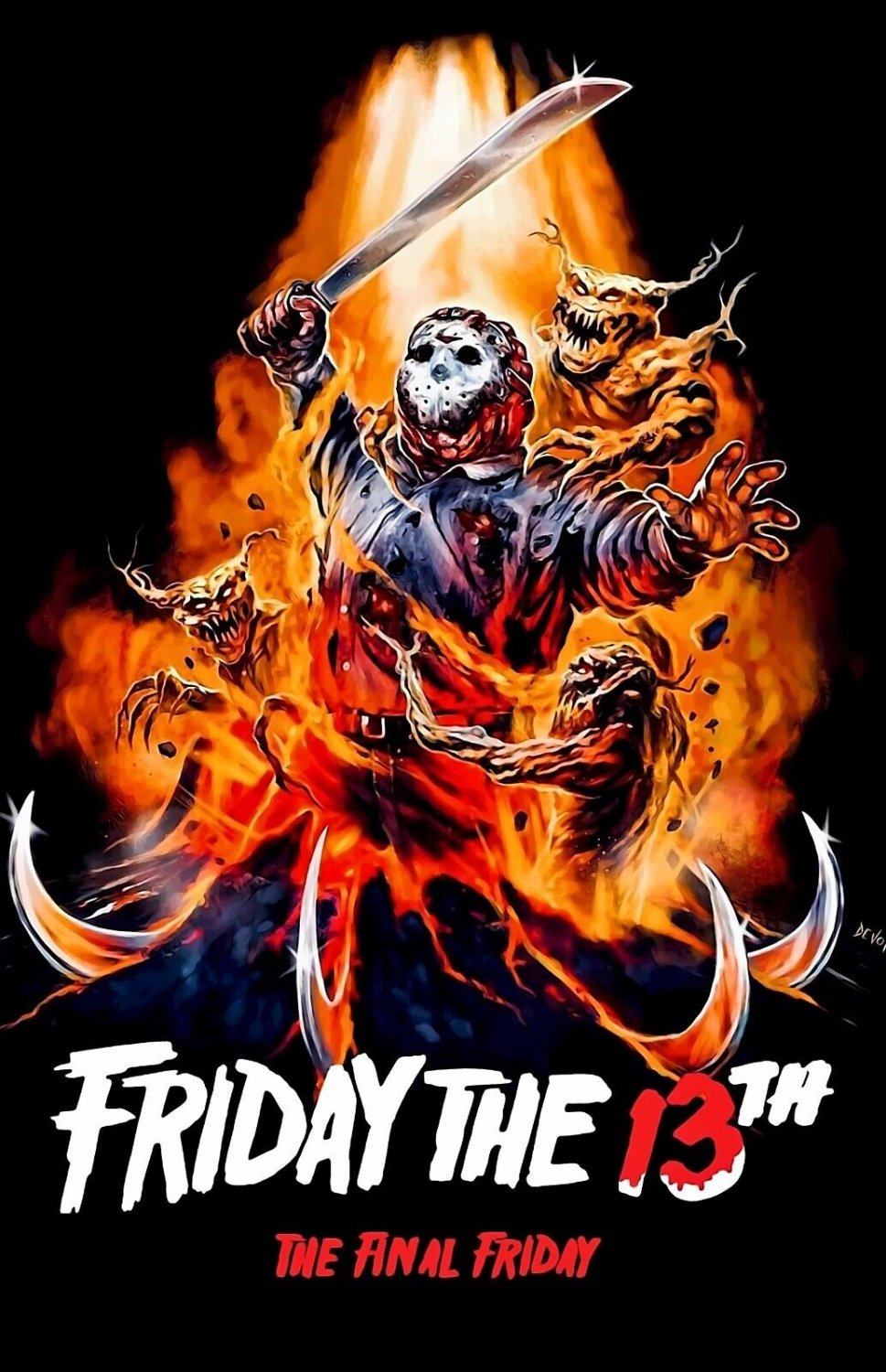 The Final Friday The 13th: Jason Goes to Hell Movie Poster | 1993 | 11x17 | NEW