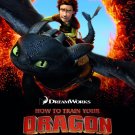 How To Train Your Dragon Movie Poster | 2010 | 11x17 | NEW | USA