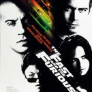 The Fast and The Furious Movie Poster | Paul Walker | 11x17 | 2001 | NEW | USA