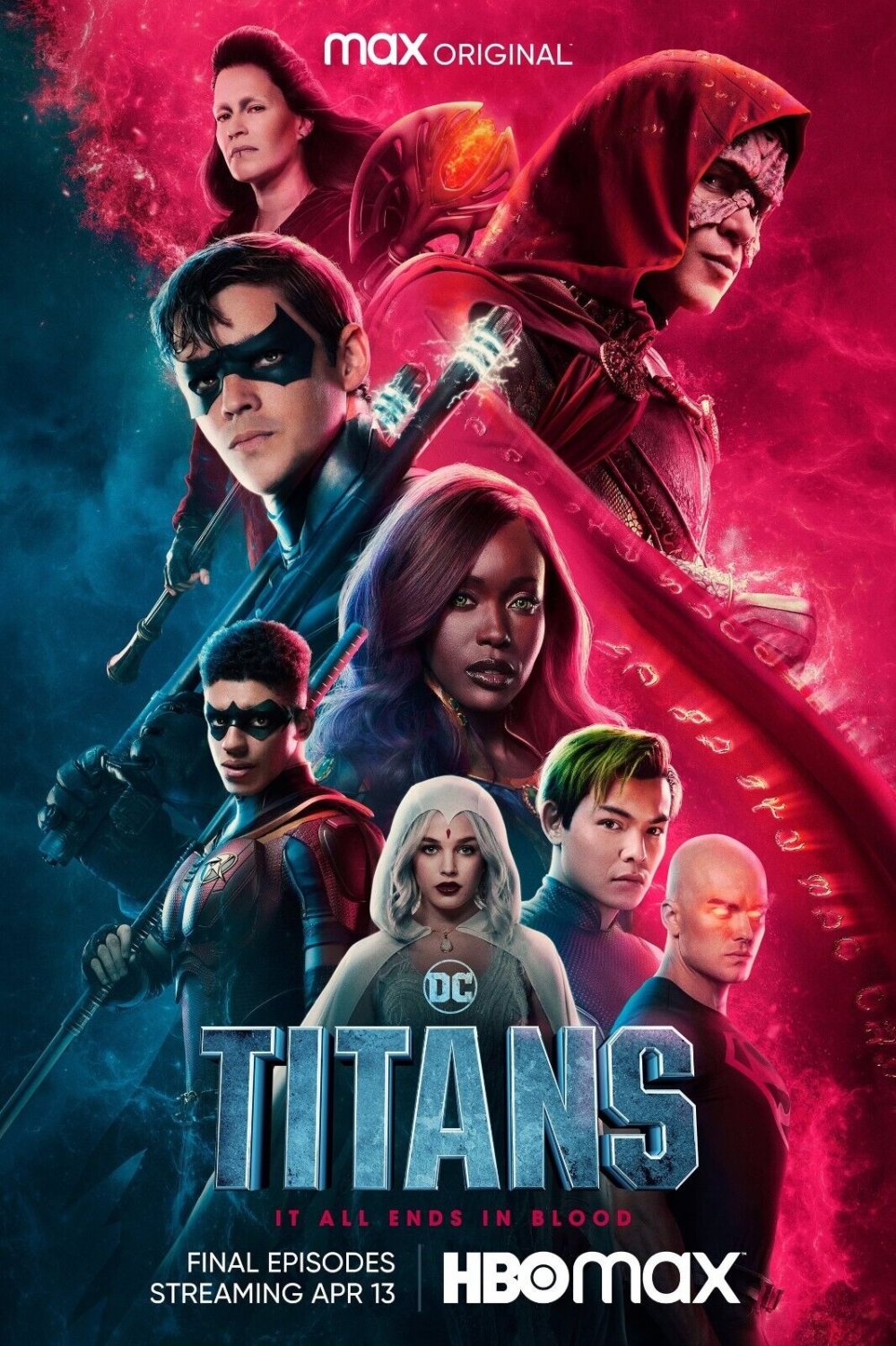DC's Titans TV Series Poster | Season 4 | 2022 | 11x17 | NEW | USA