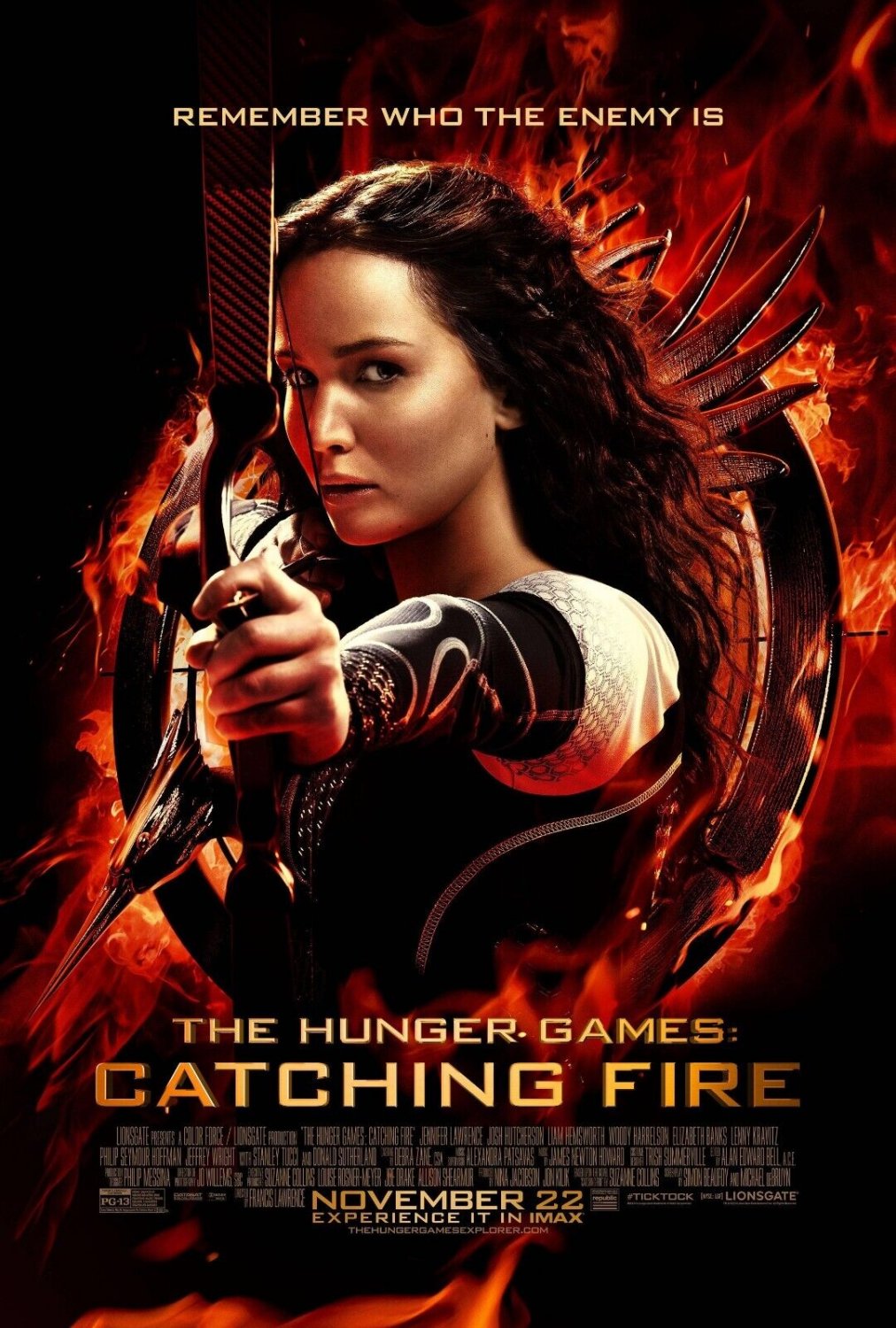 The Hunger Games: Catching Fire Movie Poster | 11x17 | 2013 | NEW | USA