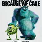 Disney's Monsters Inc. Movie Poster | 2001 | 11x17 | NEW | USA