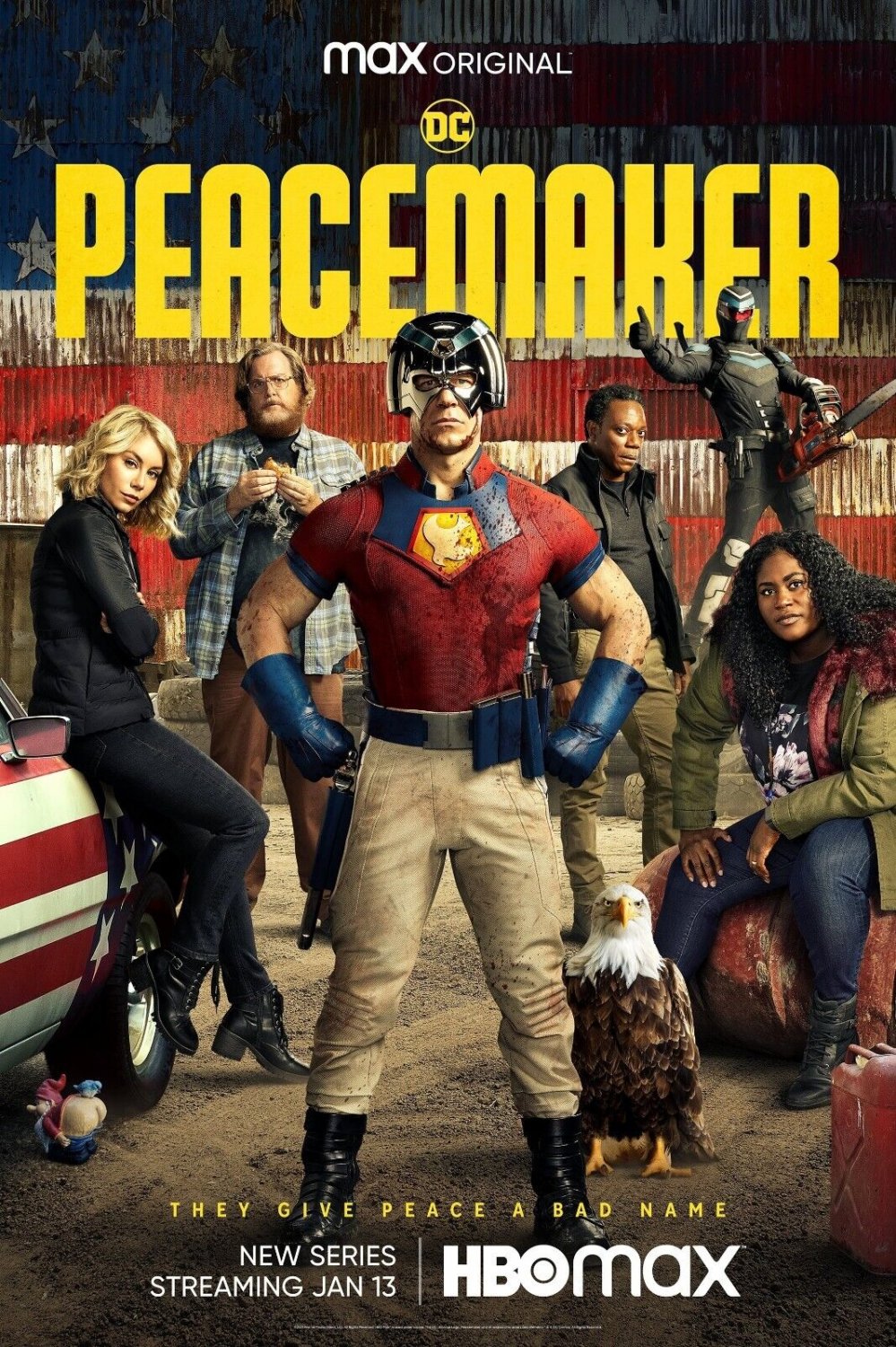 DC's Peacemaker TV Series Poster | Season 1 | 2022 | 11x17 | NEW | USA