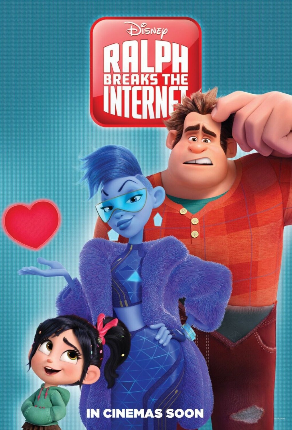 Disney's Ralph Breaks The Internet Movie Poster | 2018 | 11x17 | NEW