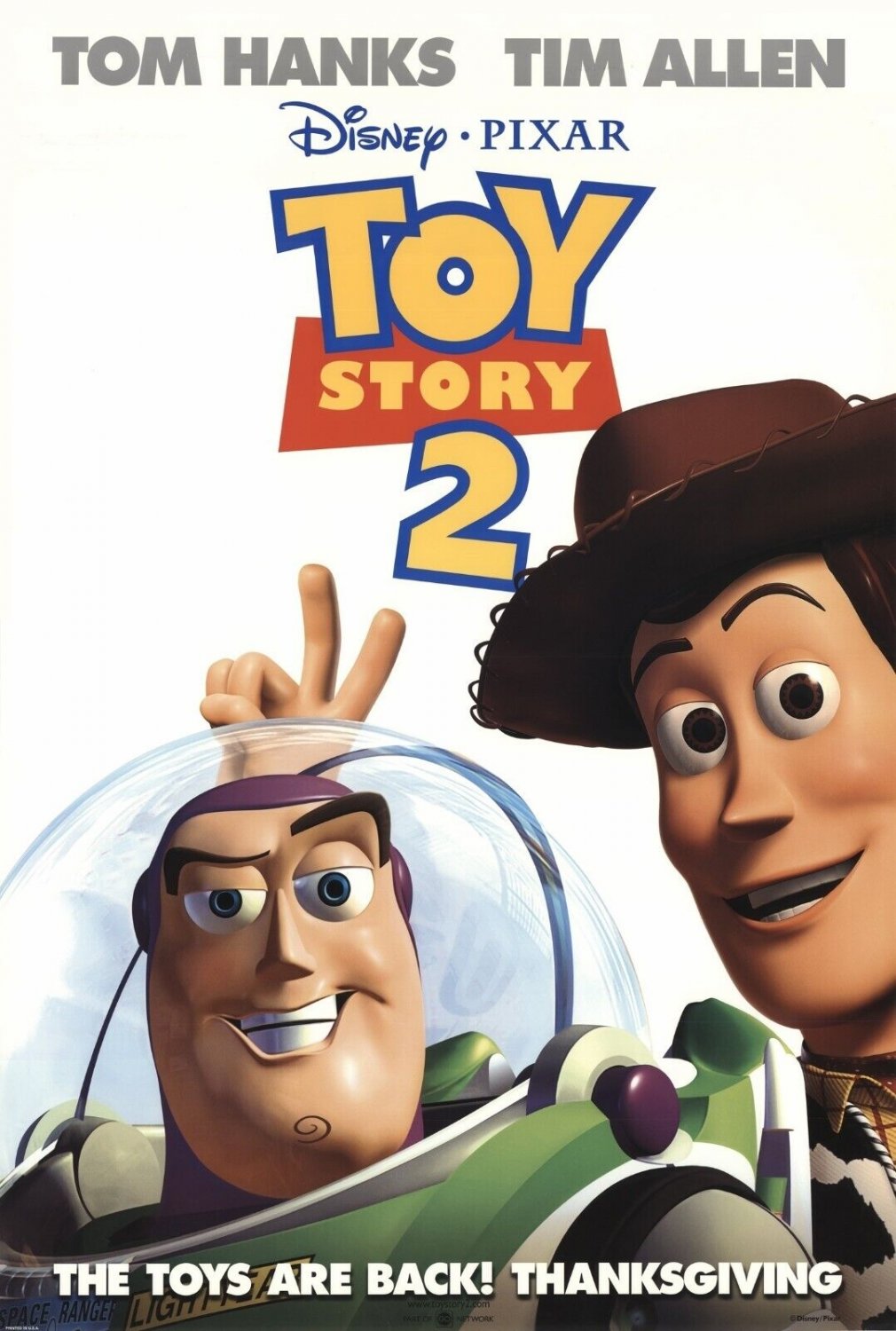 Toy Story 2 Movie Poster | 11x17 | 1999 | NEW | USA