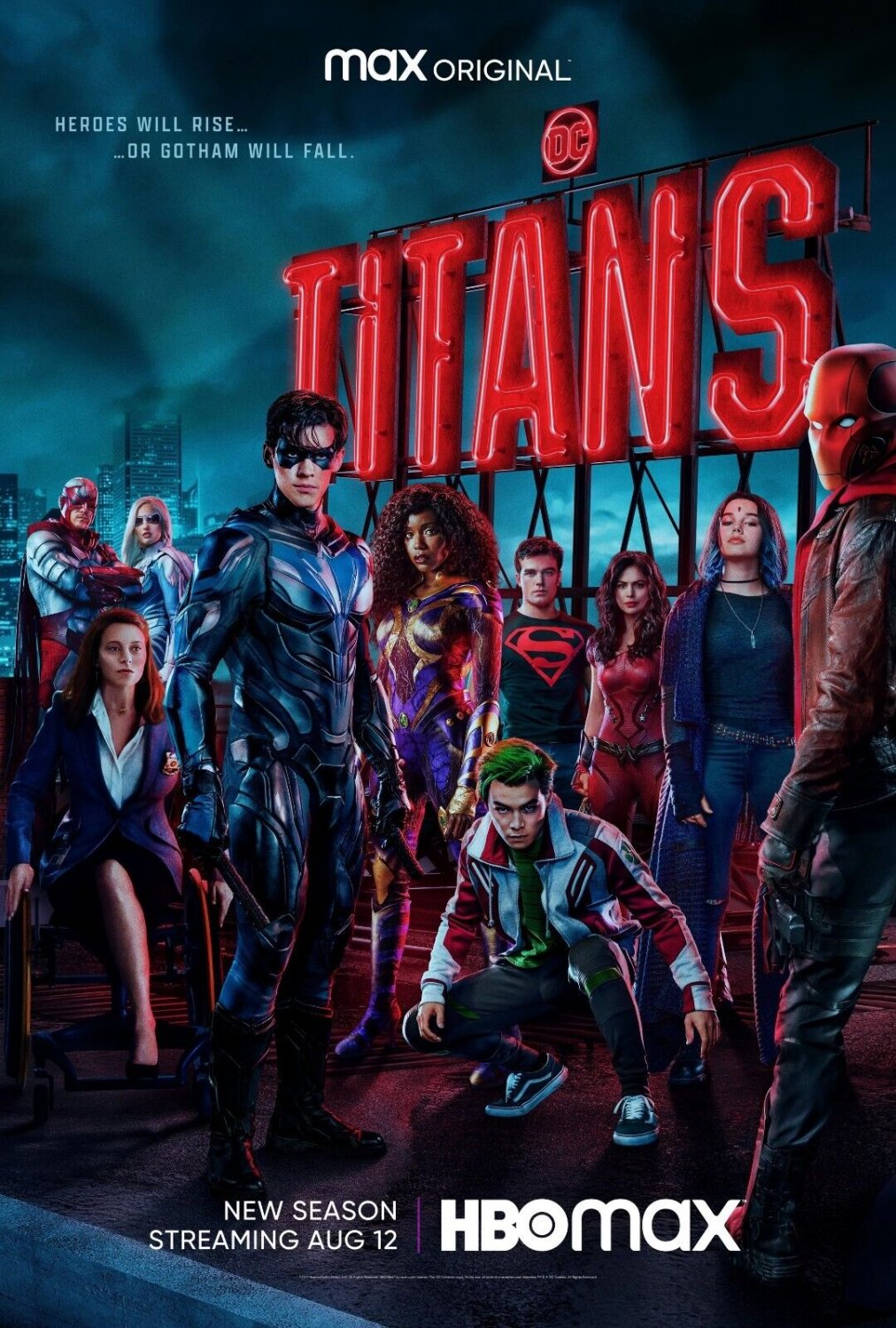 DC's Titans TV Series Poster | Season 3 | 2021 | 11x17 | NEW | USA