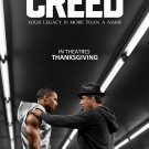 CREED Movie Poster | Michael B. Jordan | Sylvester Stallone | 2015 | 11x17 | NEW