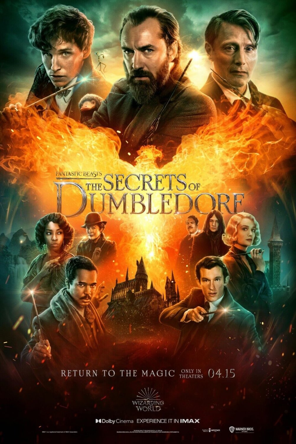 Fantastic Beasts: The Secrets of Dumbledore Movie Poster | 11x17 | 2022 | NEW