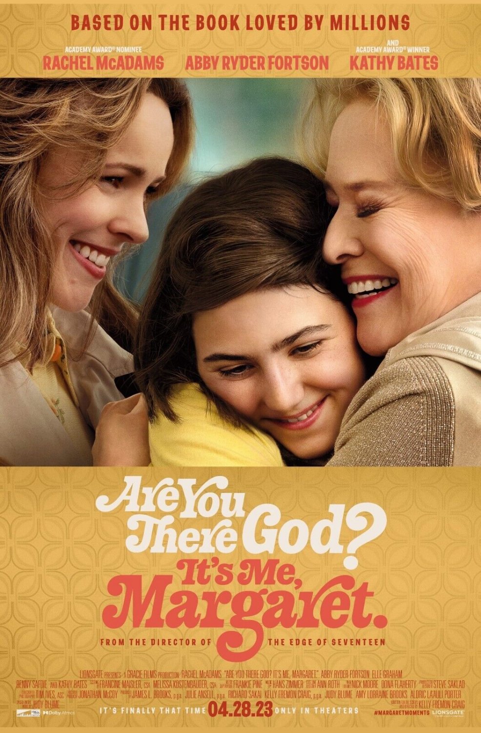 Are You There God? It's Me, Margaret Movie Poster | 2023 | 11x17 | NEW | USA
