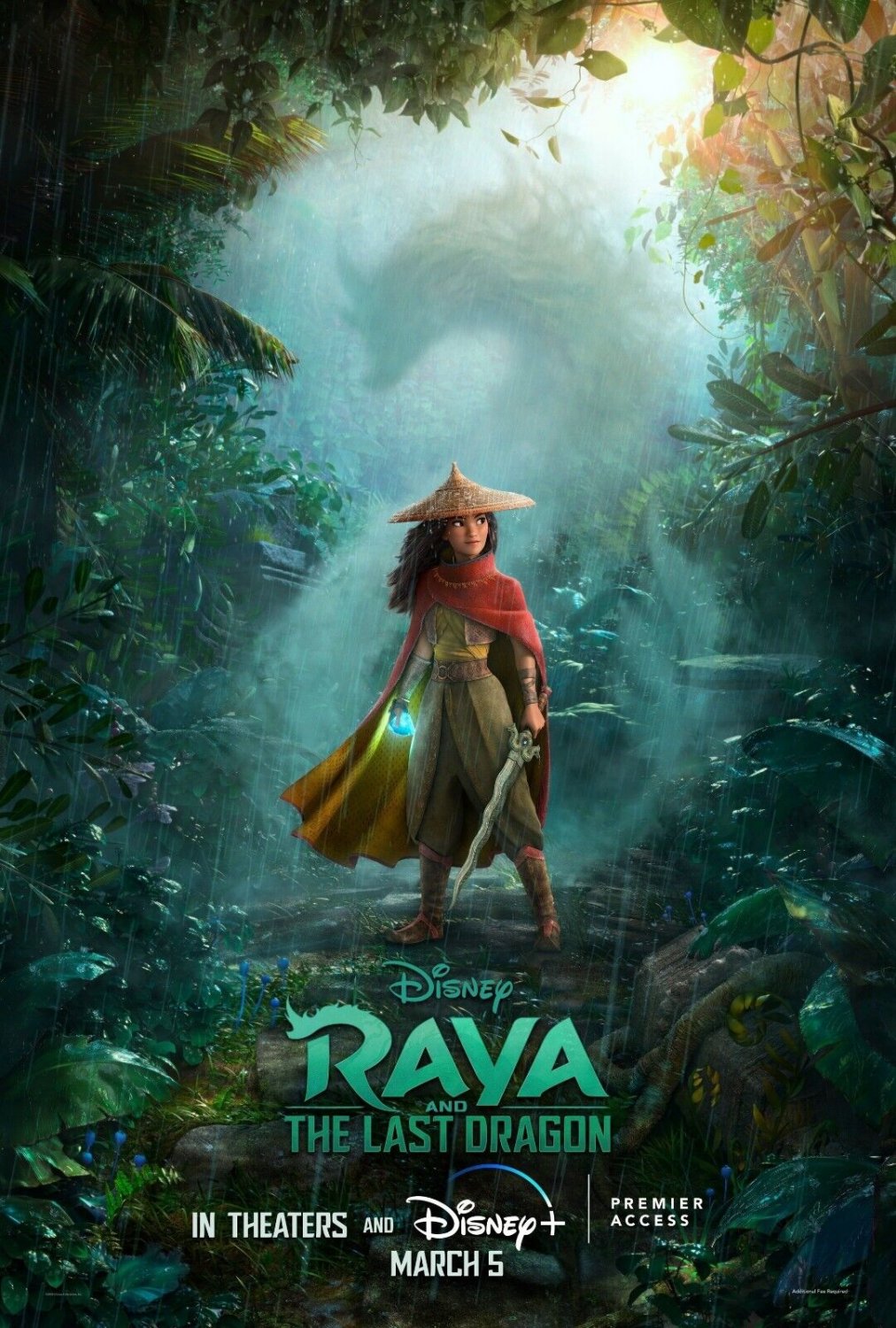 Disney's Raya and The Last Dragon Movie Poster | 2021 | 11x17 | NEW | USA