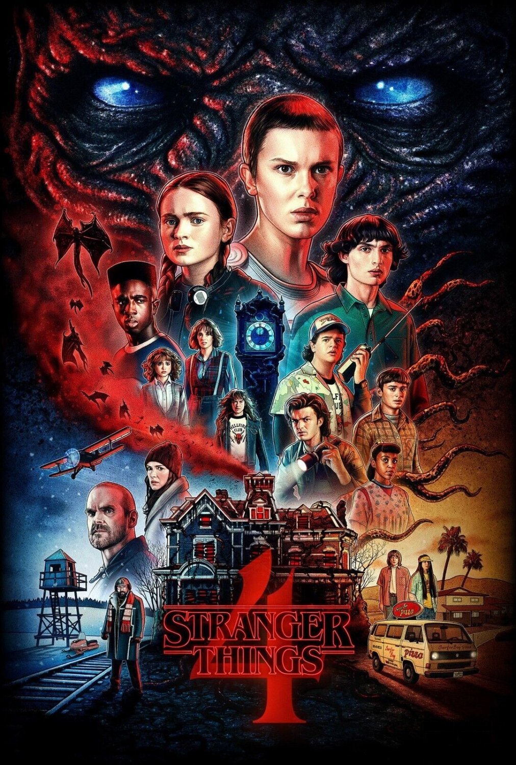 Stranger Things TV Series Poster | Season 4 | 2022 | 11x17 | NEW | USA