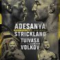 UFC 293 Fight Poster 11x17 Inches - Israel Adesanya vs Sean Strickland - NEW USA