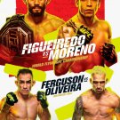 UFC 256 Fight Poster 11x17 Inches - Figueiredo vs Moreno | Ferguson vs Oliveira