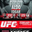 UFC 156 Fight Poster 11x17 Inches - Aldo vs Edgar | Overeem vs Bigfoot | NEW