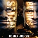 UFC 258 Fight Poster 11x17 Inches - Kamaru Usman vs Gilbert Burns | NEW USA
